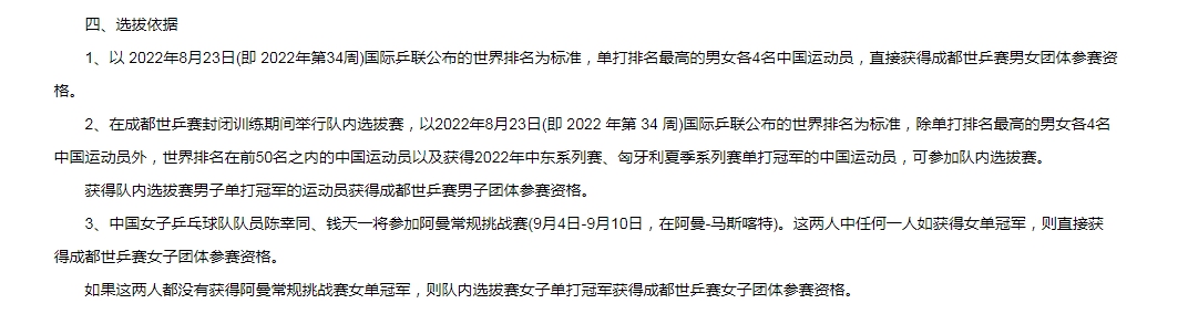 林高远力克向鹏锁定男队席位 成都世乒赛阵容最